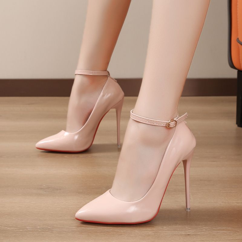 Spring And Autumn High Heels Stiletto Heel Shallow Mouth foto 4