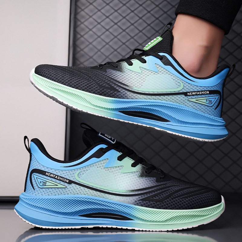 Summer New Fly Woven Mesh Breathable Lightweight And Thin Type Casual Men's Shoes foto 3