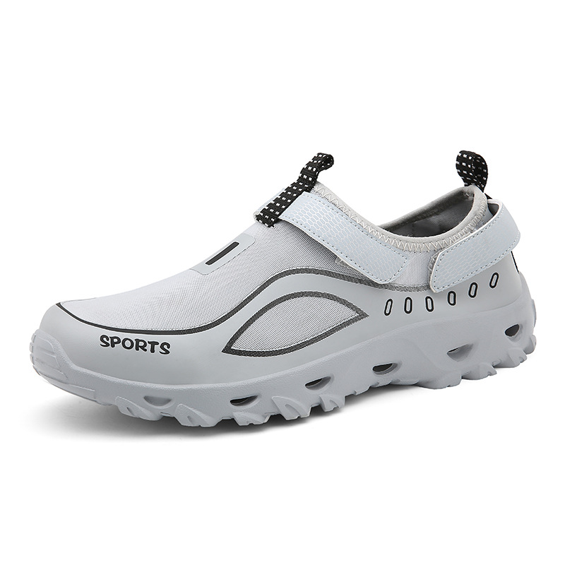 Outdoor Wading Slip-on Upstream Shoes Men's Non-slip Slip-on Hiking Shoes foto 3