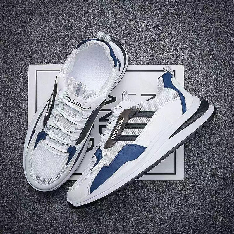 Mesh Breathable Lace Up Running Sneaker Men foto 2