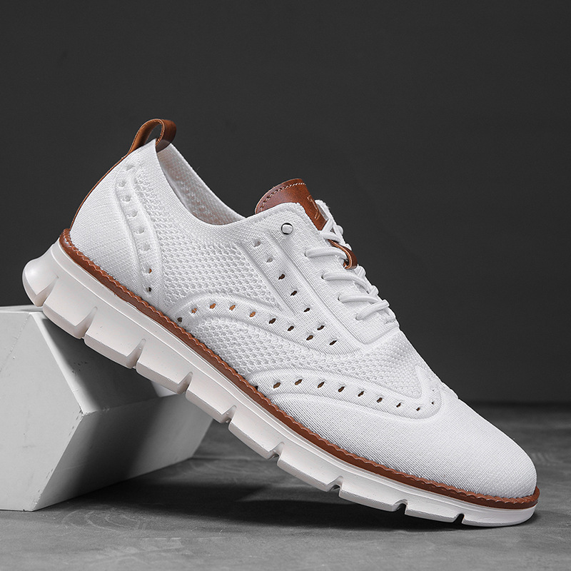 Large-size Breathable Mesh Soft-soled Lightweight Slip-on Casual Shoes foto 4