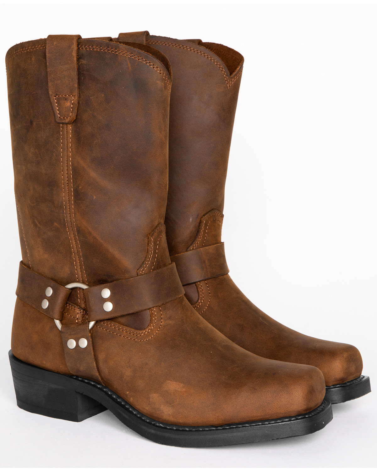 Fashion Short Boots Men's Shoes Square Heel foto 5