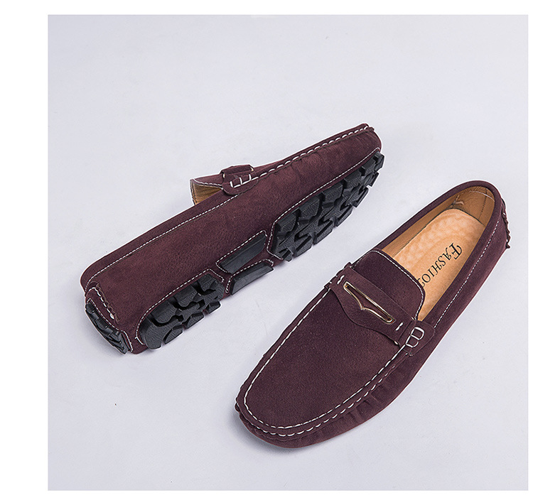 Men's Casual Versatile Anti Fur Bean Shoes