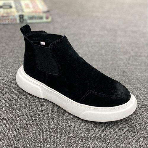 Autumnwinter Men's High-top Slip-on Shoes foto 2