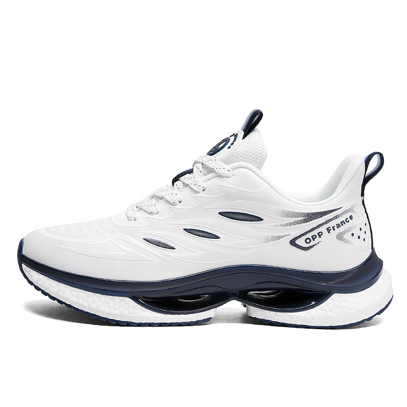 Sneaker Leather Fashionable Shock-absorbing Casual Running Shoes foto 4