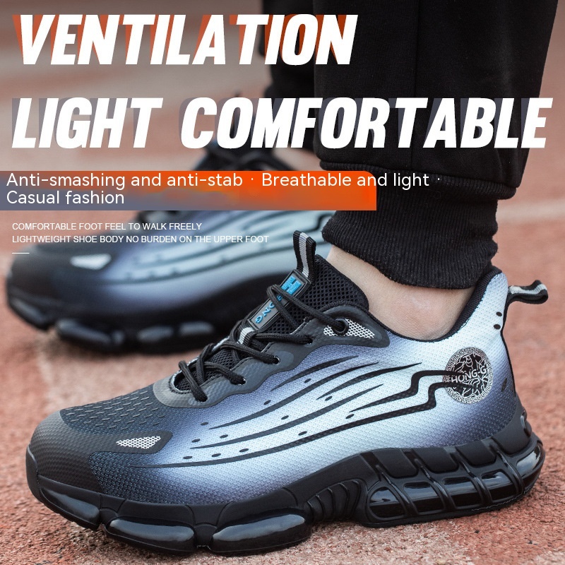 Breathable Labor Protection Shoes For Men And Women Are Safe Against Smashing And Puncturing foto 2
