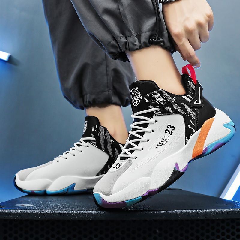 High-top Men's Basketball Running Casual Shoes foto 2