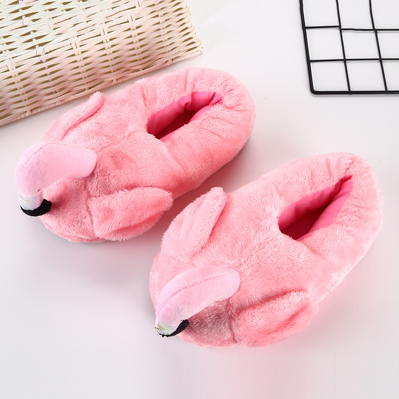 Winter Home Flamingo Non-slip Slippers foto 5