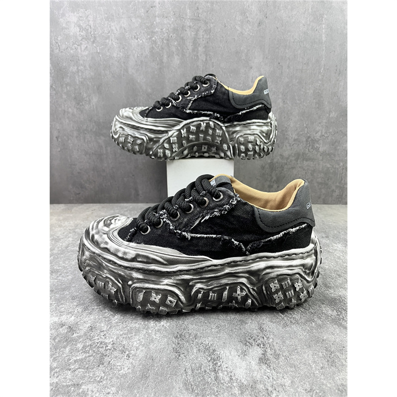 American-style Retro Dissolved Shoes All-matching foto 4