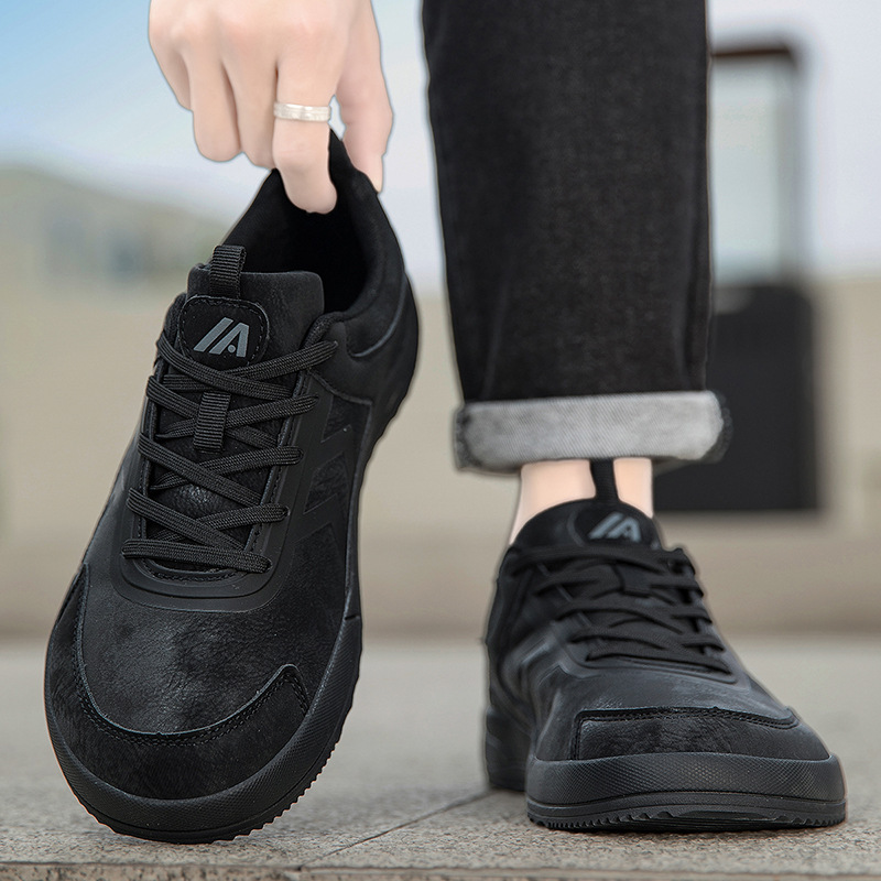 Wide-toe Athletic Extra-large Suede Barefoot Casual Shoes foto 2