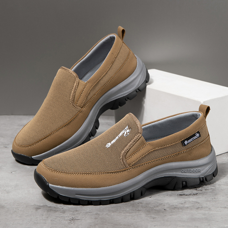 Mens Non-Slip Large-Size Casual Mesh Shoes foto 3