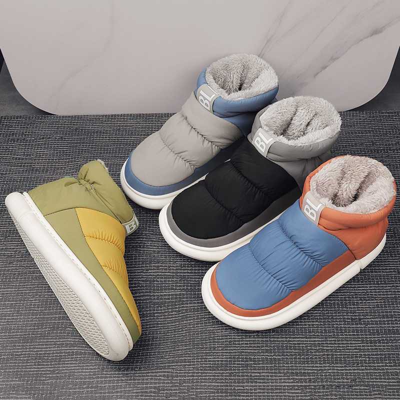 High-top Men's Down Cotton Shoes foto 4