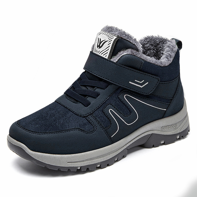 Womens Cotton Snow Boots With Velcro For Winter On Snowy Terrain foto 4