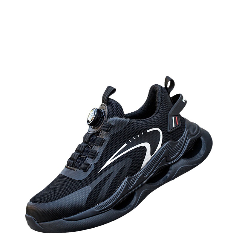 Men's Anti-smashing And Anti-penetration Steel Toe Cap Lightweight And Wear-resistant Work Shoes foto 3