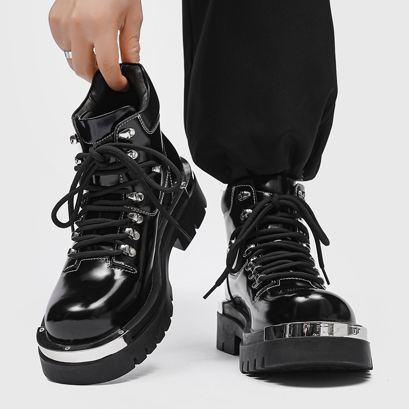 Men's Versatile Chunky-soled Dr Martens Boots foto 3