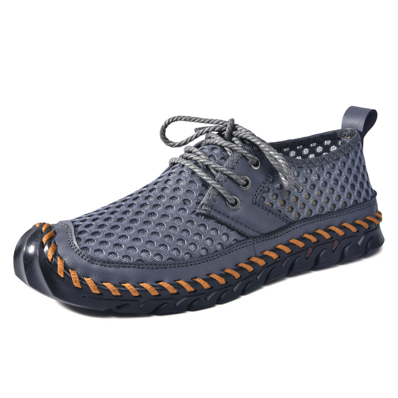 Men's Casual Lightweight Slip-on Plus Size Sports Mesh Shoes foto 2