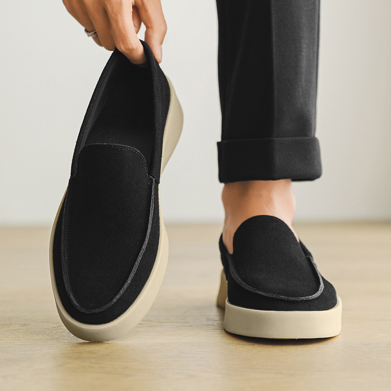 Trendy Slip-on Slip On Loafers Casual Men's Shoes foto 3