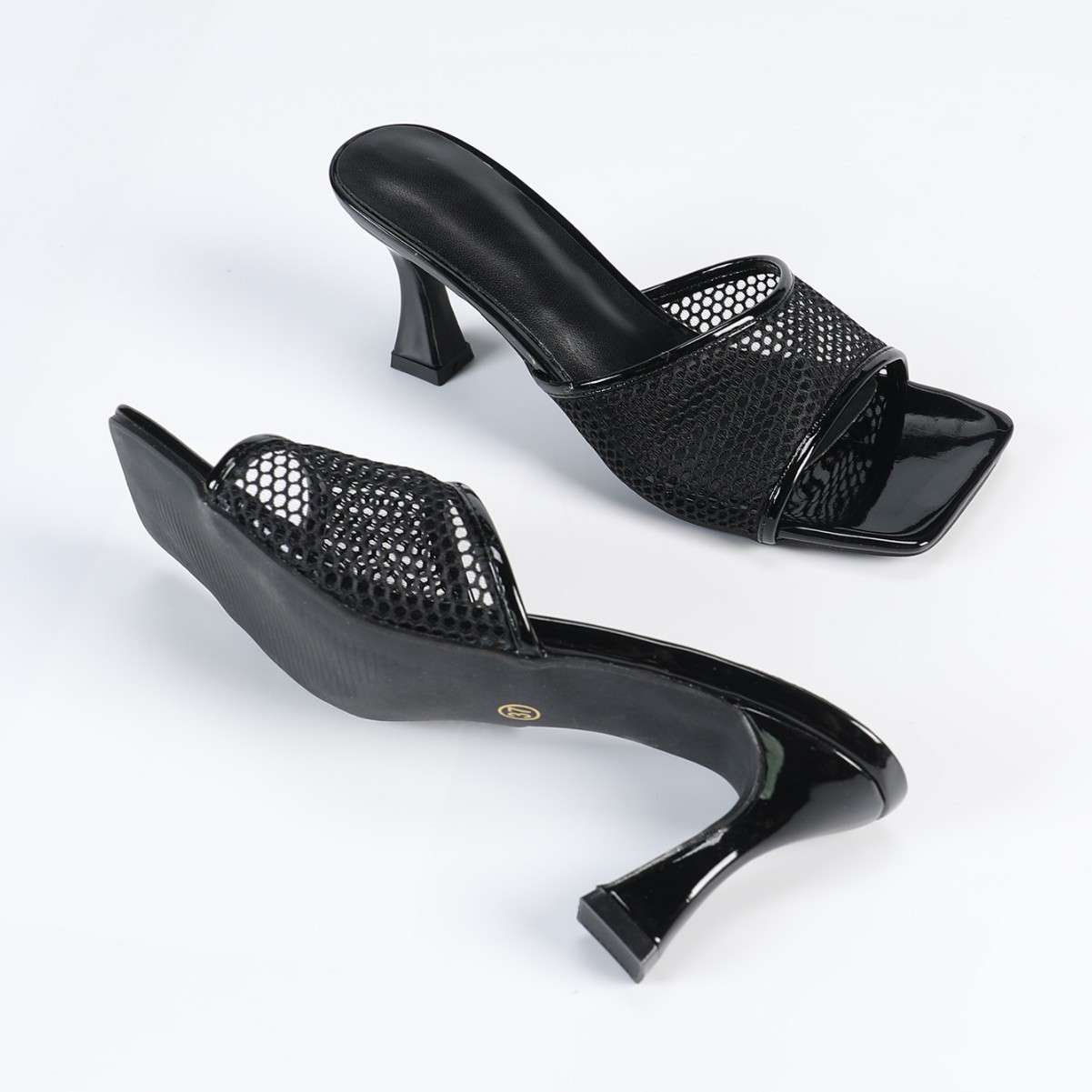 Mesh Slippers Womens Sandals Pointed Toe Open-toe Plus Size foto 5