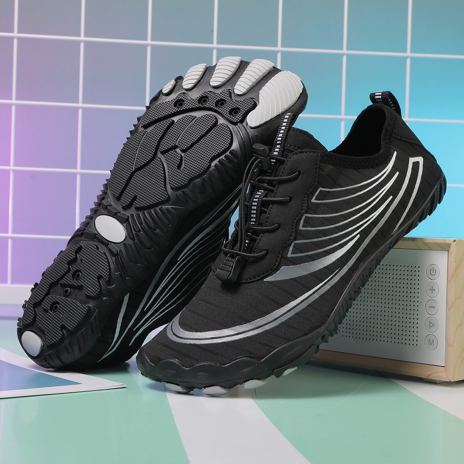 Upstream Outdoor Beach Swimming Couple Breathable Wading Shoes foto 4