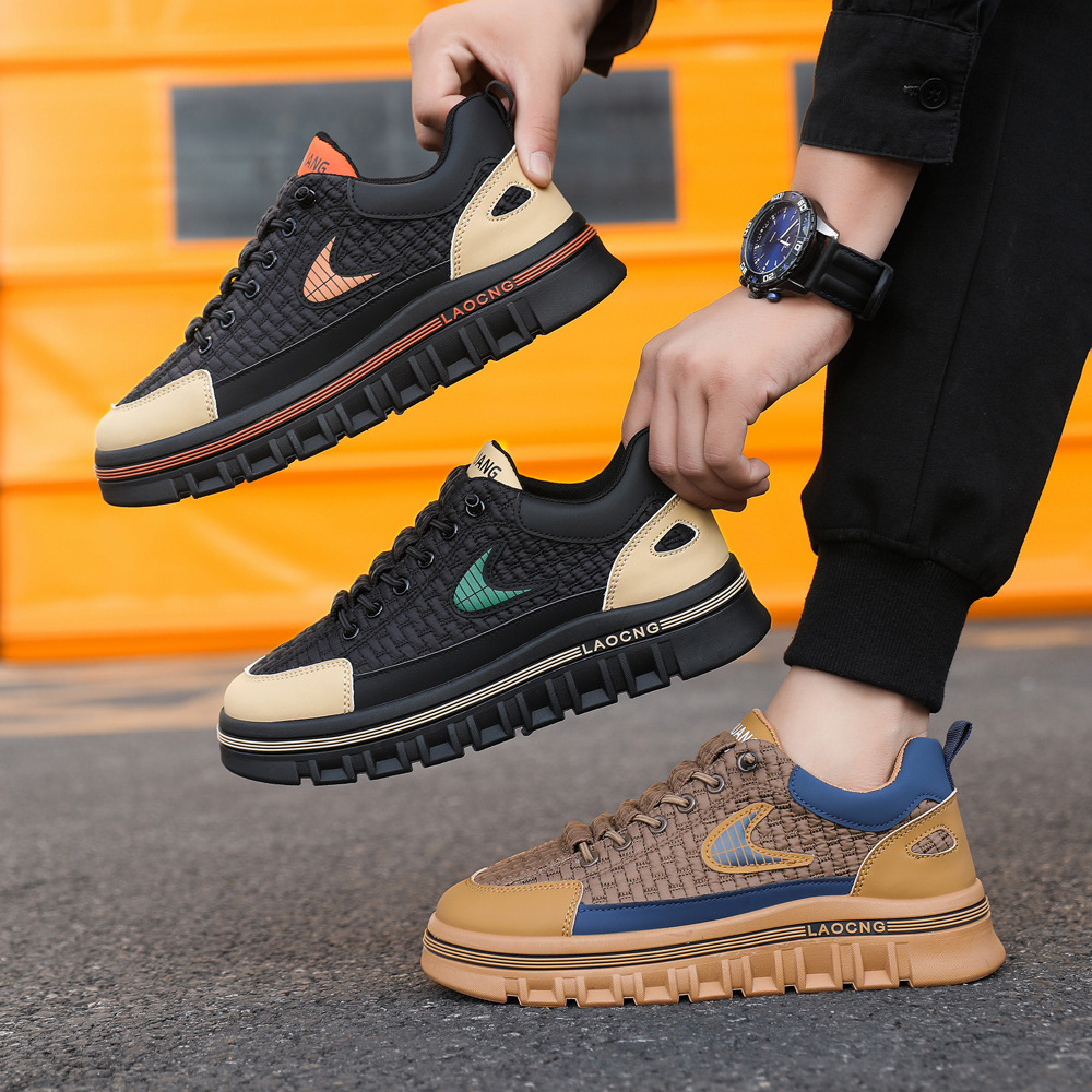 Men's Thick Soled Fashionable Casual Sports Board Shoes foto 4