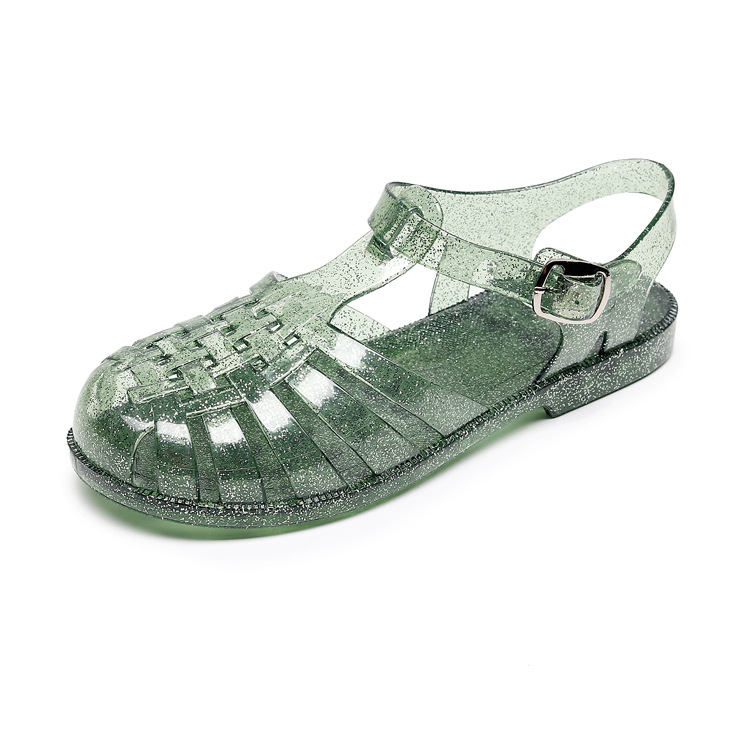 Crystal Gel Shoes Hollow Sandals For Women foto 5