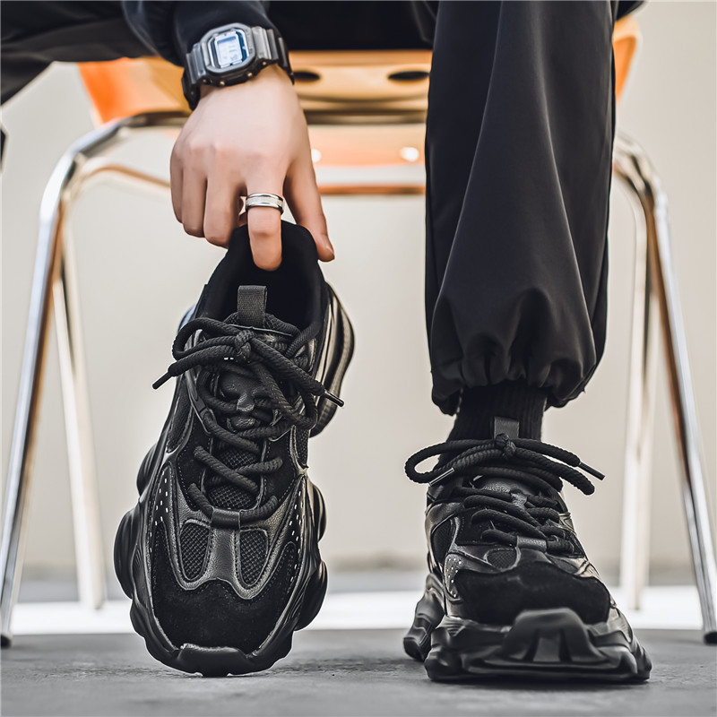 Chunky Soled Dad Sneakers With A Mesh Upper For A Casual Sporty Look foto 5