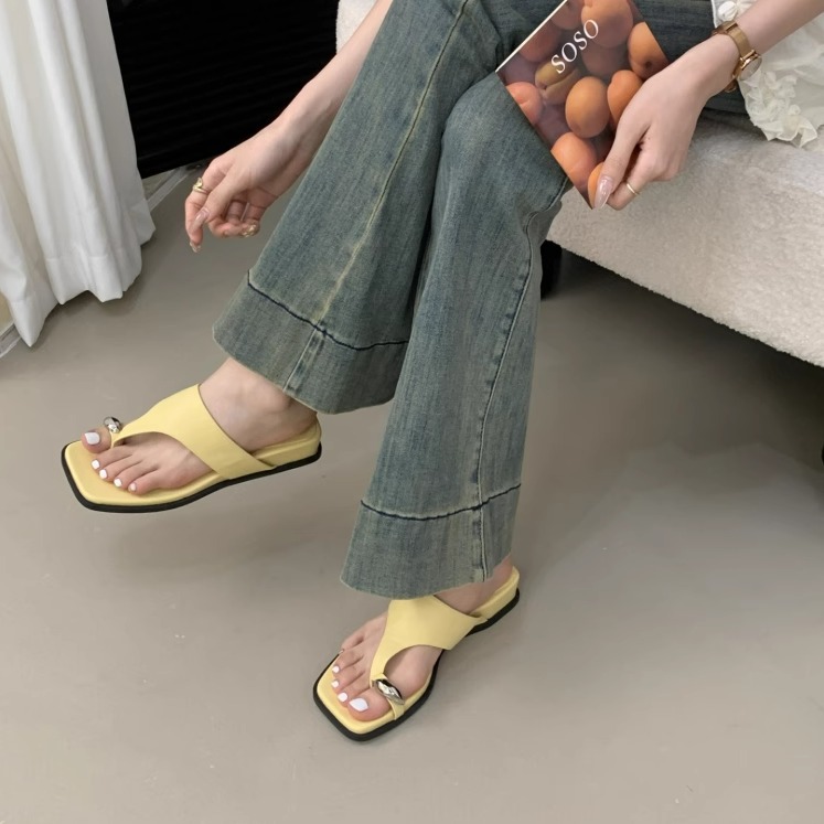 Wedge Flip-Flops Summer Outdoor Seaside Beach Slippers Roman Shoes foto 3
