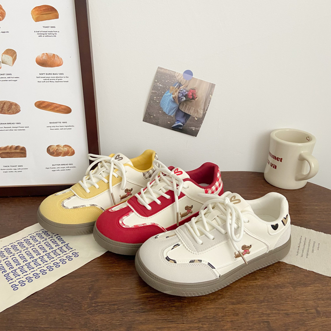 Women's Versatile Casual White Sneakers foto 3