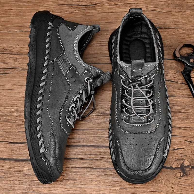 Men's Springautumn Hand-stitched Sneakers foto 3