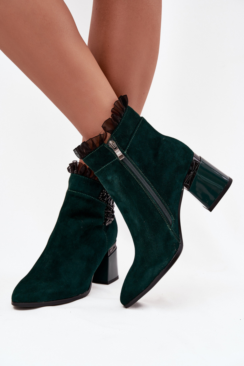Laarsjes met hoge hak Step in style