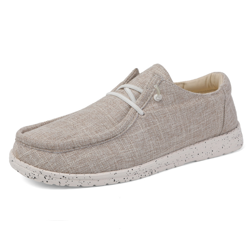 Canvas Casual Shoes Large Size Men's Loafers foto 2