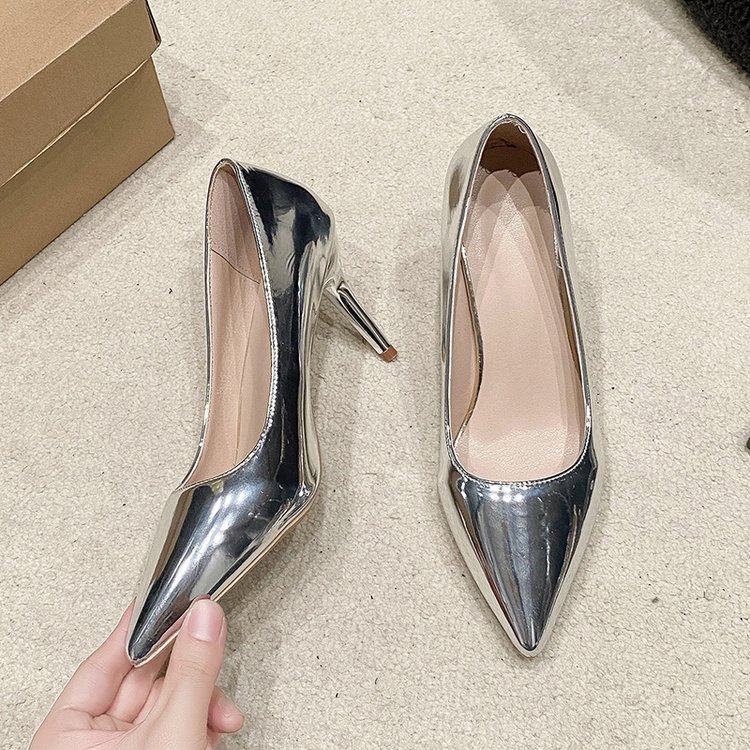 Pointed Slip-on High-grade Stiletto Heel Heel Temperament foto 5