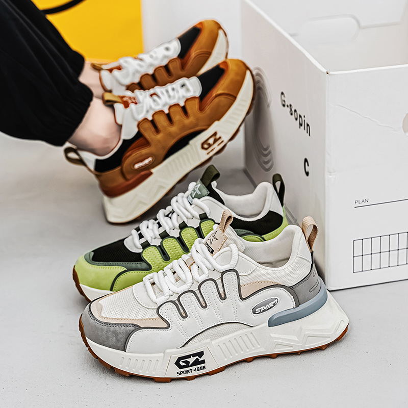 Fashion Personality Mesh Casual Dad Shoes Men foto 4