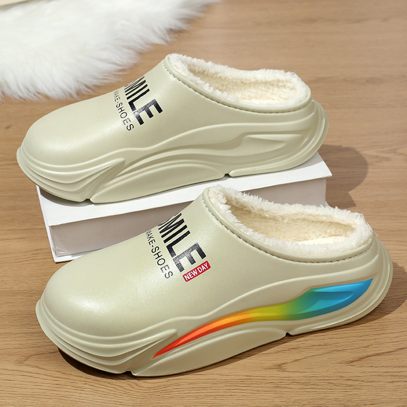 Cotton Shoes EVA Cold-proof Warm Men's Waterproof Non-slip Casual High-end Men's Cotton Slippers foto 2