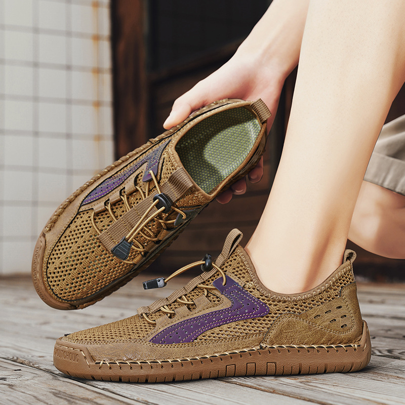 Breathable Mesh Surface Shoes Men's Sports Casual Shoes foto 3