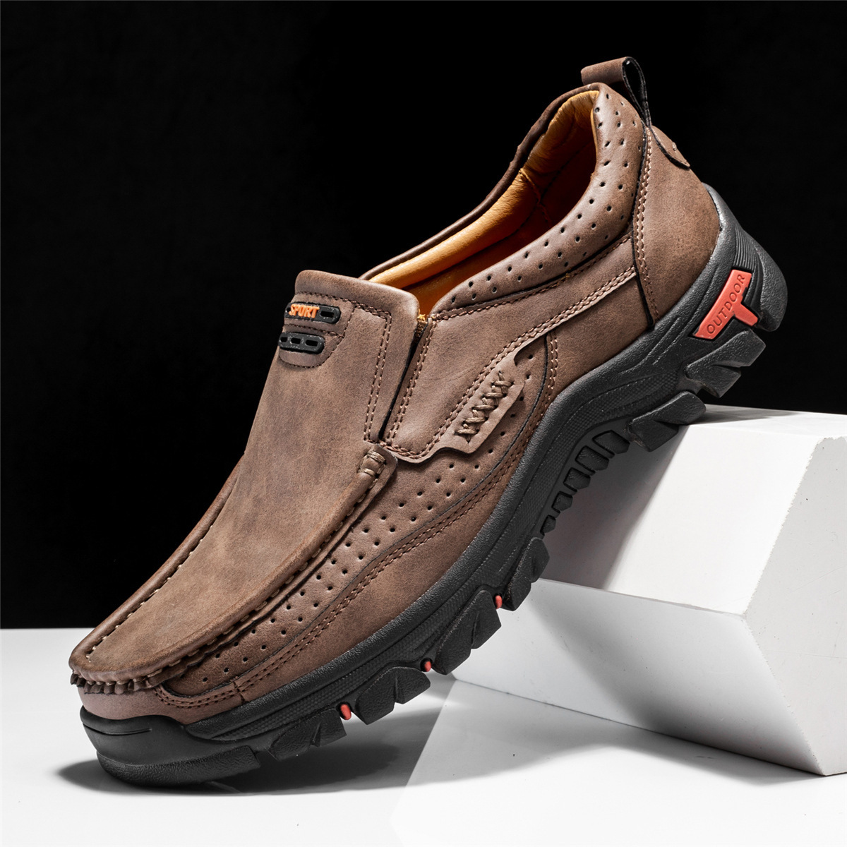 Men's Non-slip Breathable Latex Insole foto 2