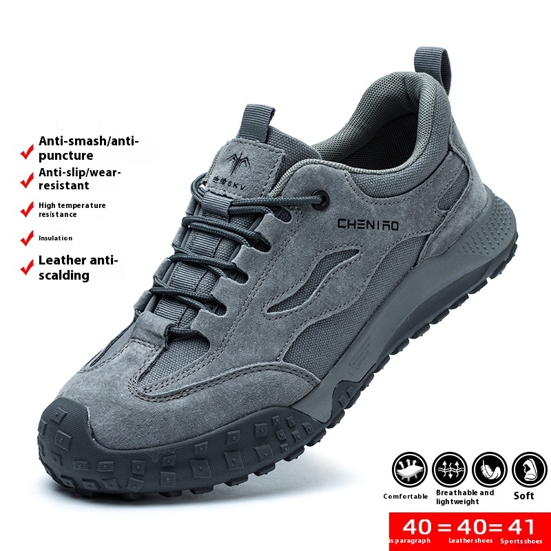 Labor Protection Shoes Men's Anti-smashing Insulation Construction Site Lightweight foto 2