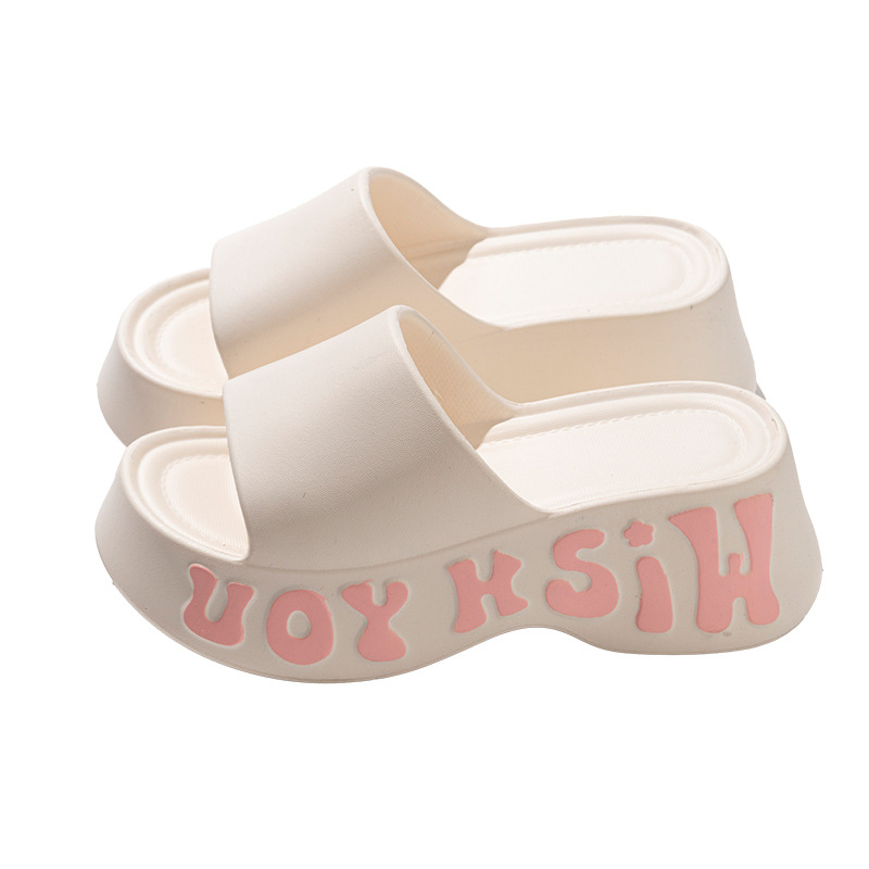 Non-slipHeight-increasing Thick-soled Slippers For Women foto 5