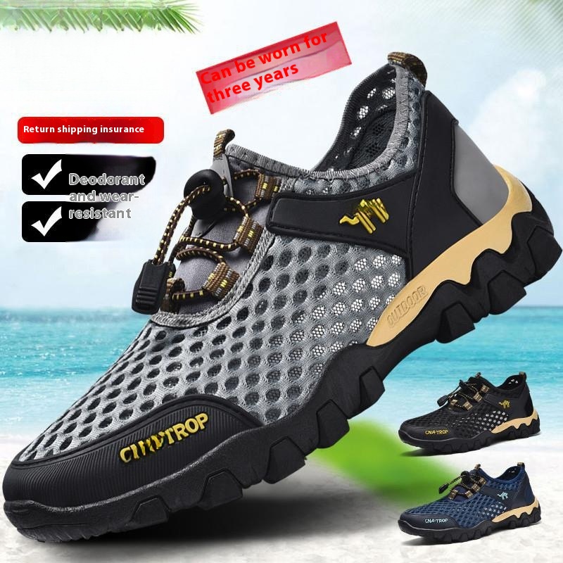 Hollow Mesh Shoes Casual Breathable Soft Bottom Non-slip foto 5