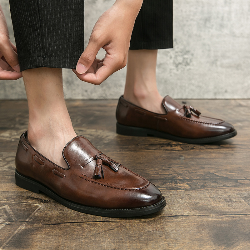 Tassel Slip-on Shoes Young Men foto 2