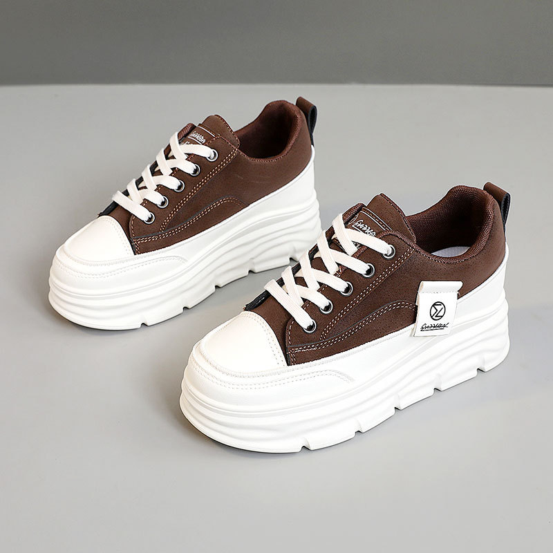 Women's Hidden-Heel Thick-Soled Durable All-Match Breathable Sneakers foto 5