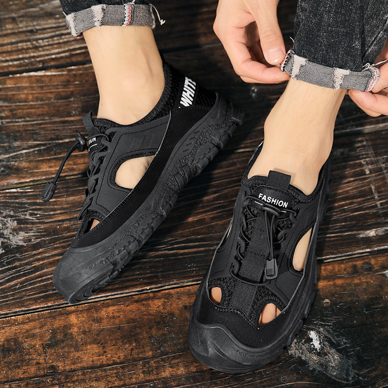 Breathable Mesh Cloth Shoes Men's Fashion foto 2