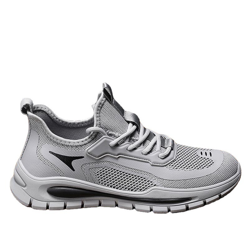 Versatile Flying Woven Breathable Mesh Sports Men's Shoes foto 3