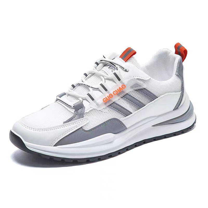 Mesh Breathable Lace Up Running Sneaker Men foto 3
