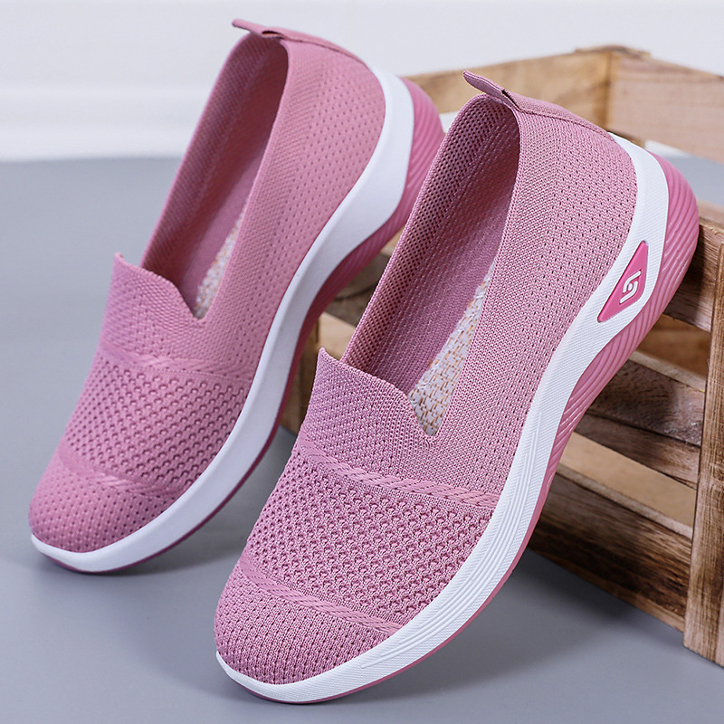 Shoes Soft Bottom Comfortable Old Beijing Cloth Shoes Shallow Mouth foto 2