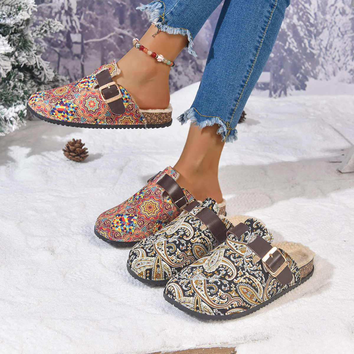 Bohemian-style Ethnic Sandals For Women foto 3