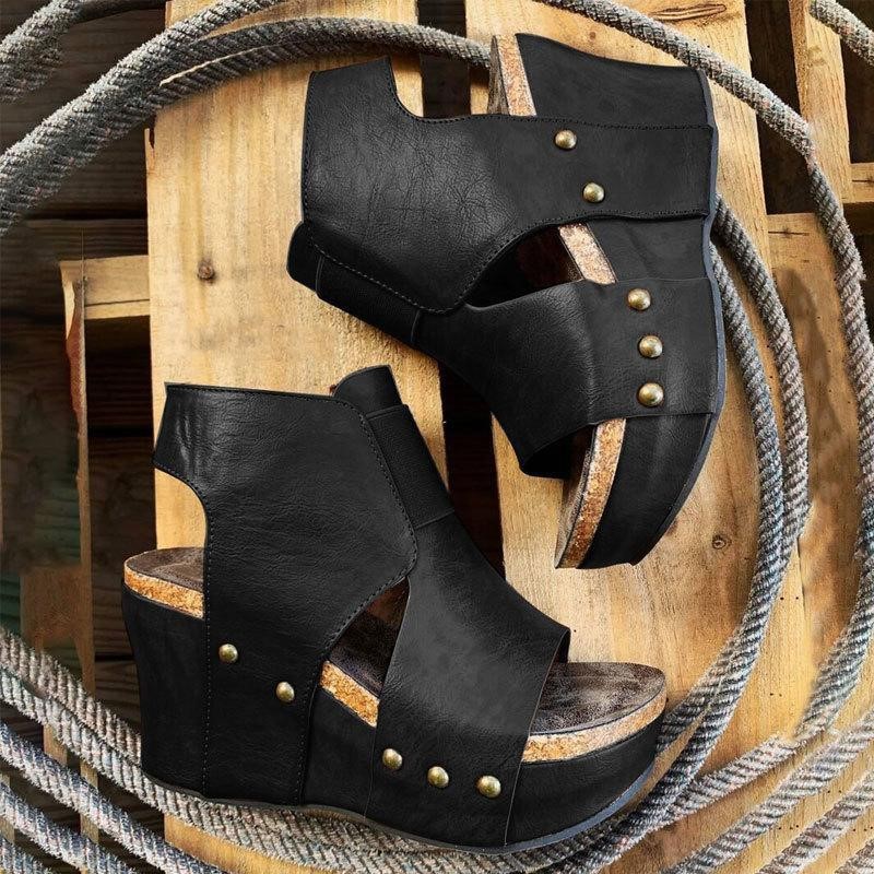Wedge-heeled Open-toe Sandals For Women foto 3