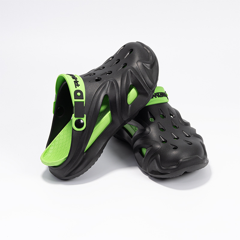 Men's Trendy Non-slip Wear-resistant Soft Bottom Toe Box For Outdoors Thick Bottom Beach Slippers foto 3