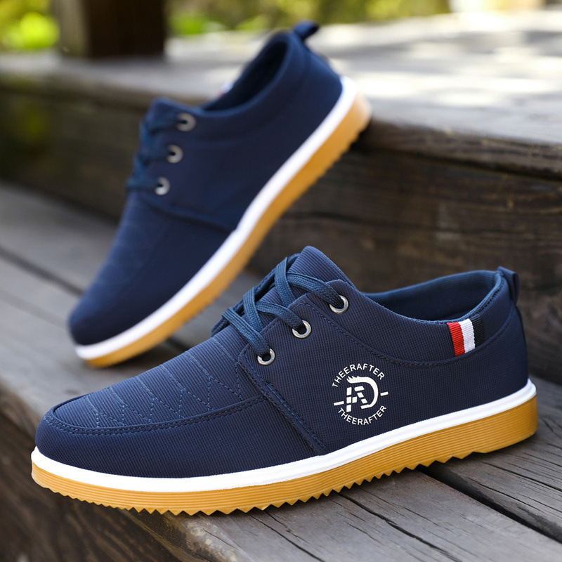 Non-slip Wear-resistant Casual Shoes Breathable Deodorant Work Men's Shoes foto 4