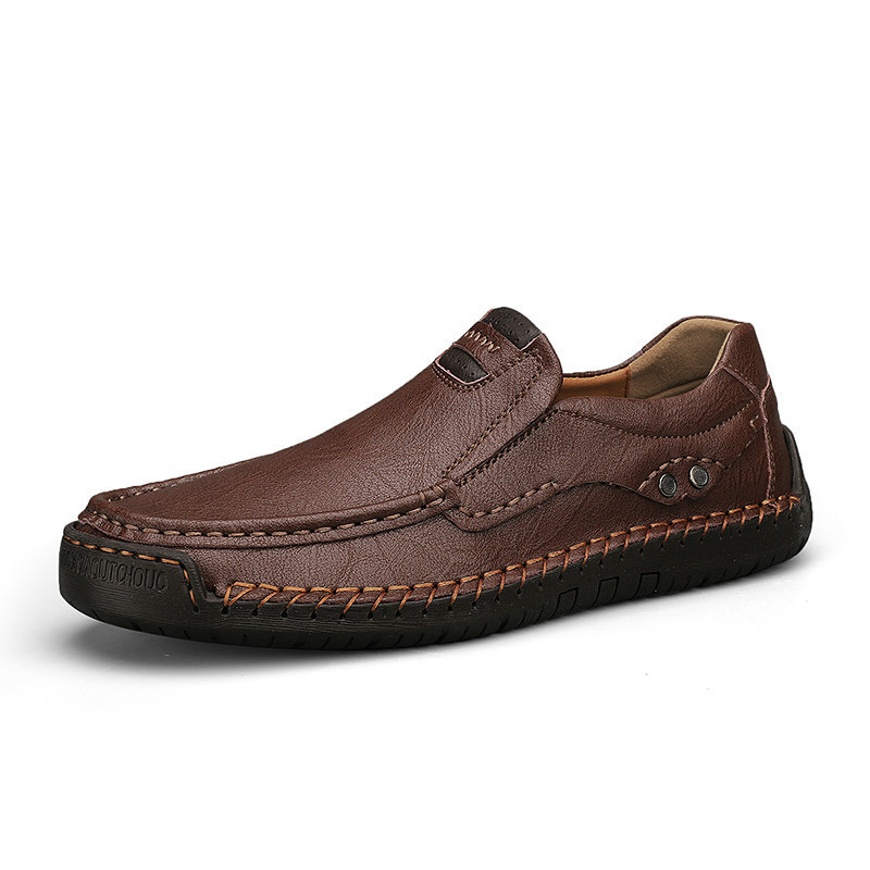 Large Size Handmade Stitching Men's Shoes Outdoor foto 3